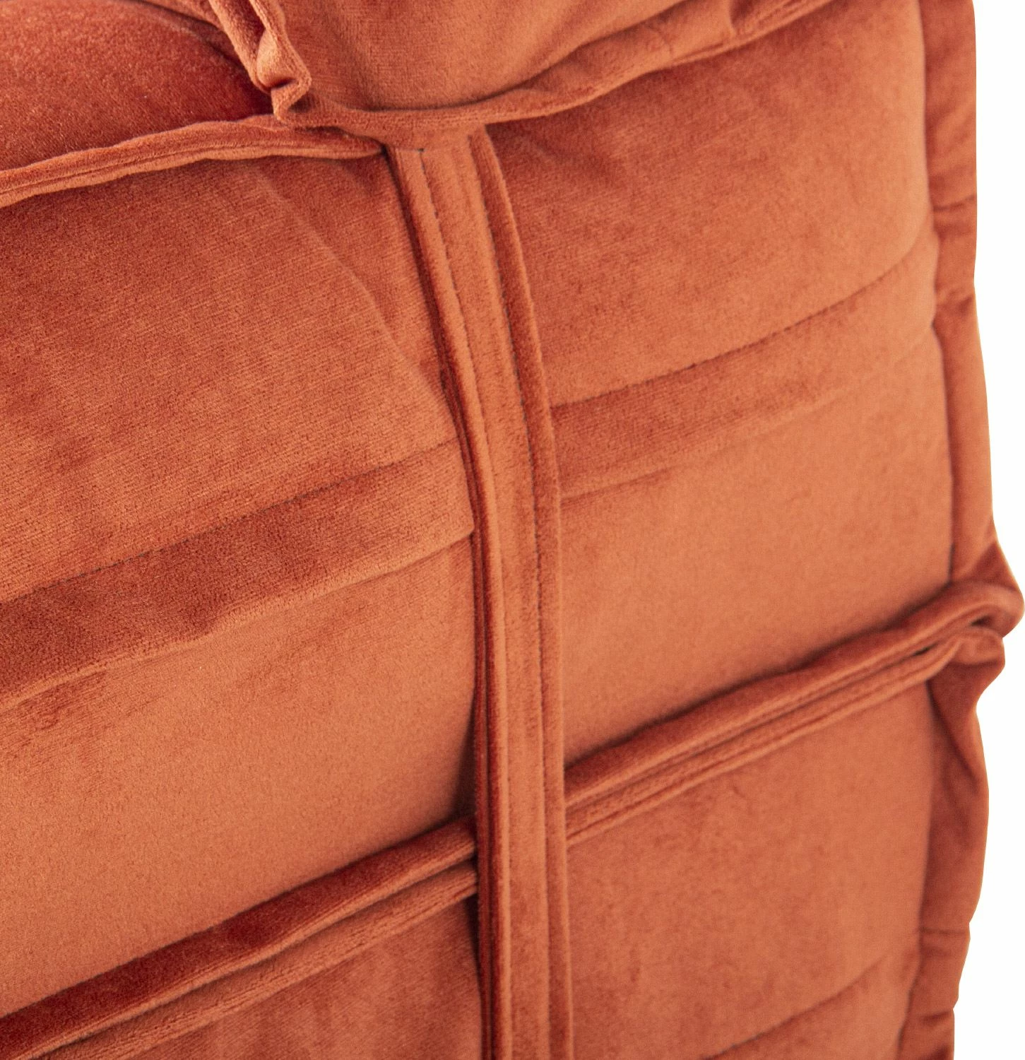 Krevat-karrige një vendësh, stof boucle ngjyrë e kuqe qeramike, Atelier del Sofa