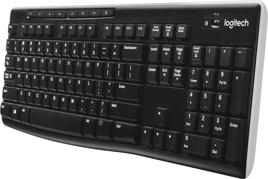 Tastierë Logitech K270, Wireless, RF, QWERTY, Ngjyrë e zezë