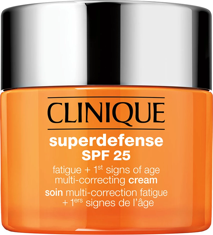 Krem fytyre për femra Clinique Superdefense SPF25 Fatigue + 1st Signs of Age Multi Correcting Cream, 50ml