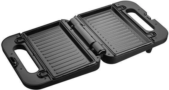 Tostier Amica SMK4011, 750W, 3 pllaka të ndërrueshme, i zi