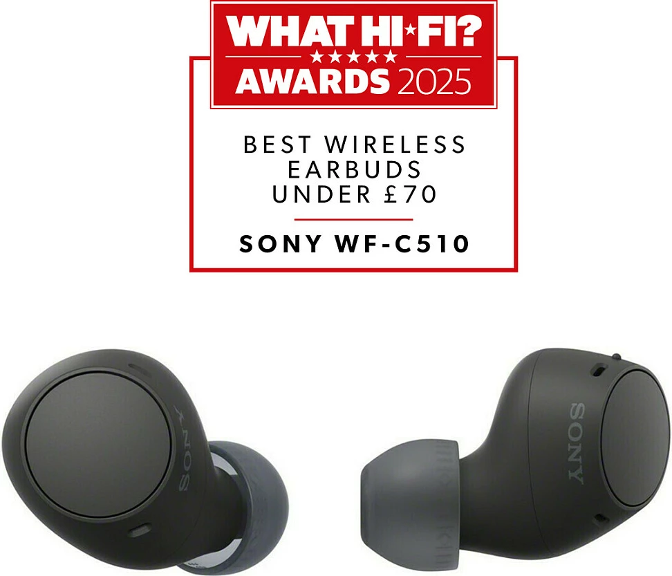Kufje Sony WF-C510 TWS, Bluetooth 5.3, me kuti karikimi, të zeza