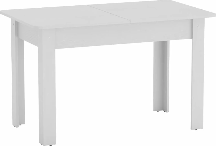 Tavolinë Quiin e zgjatshme, ngjyrë e bardhë, 120-174x70x73.5cm