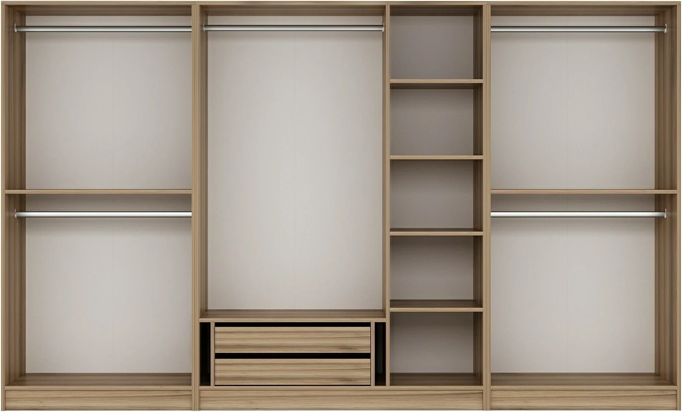 Dollap për dhomë gjumi, ngjyrë Dore, Skye Decor, 7542