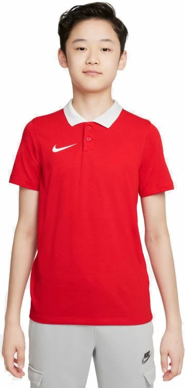 Fanellë polo për fëmijë Nike, e kuqe