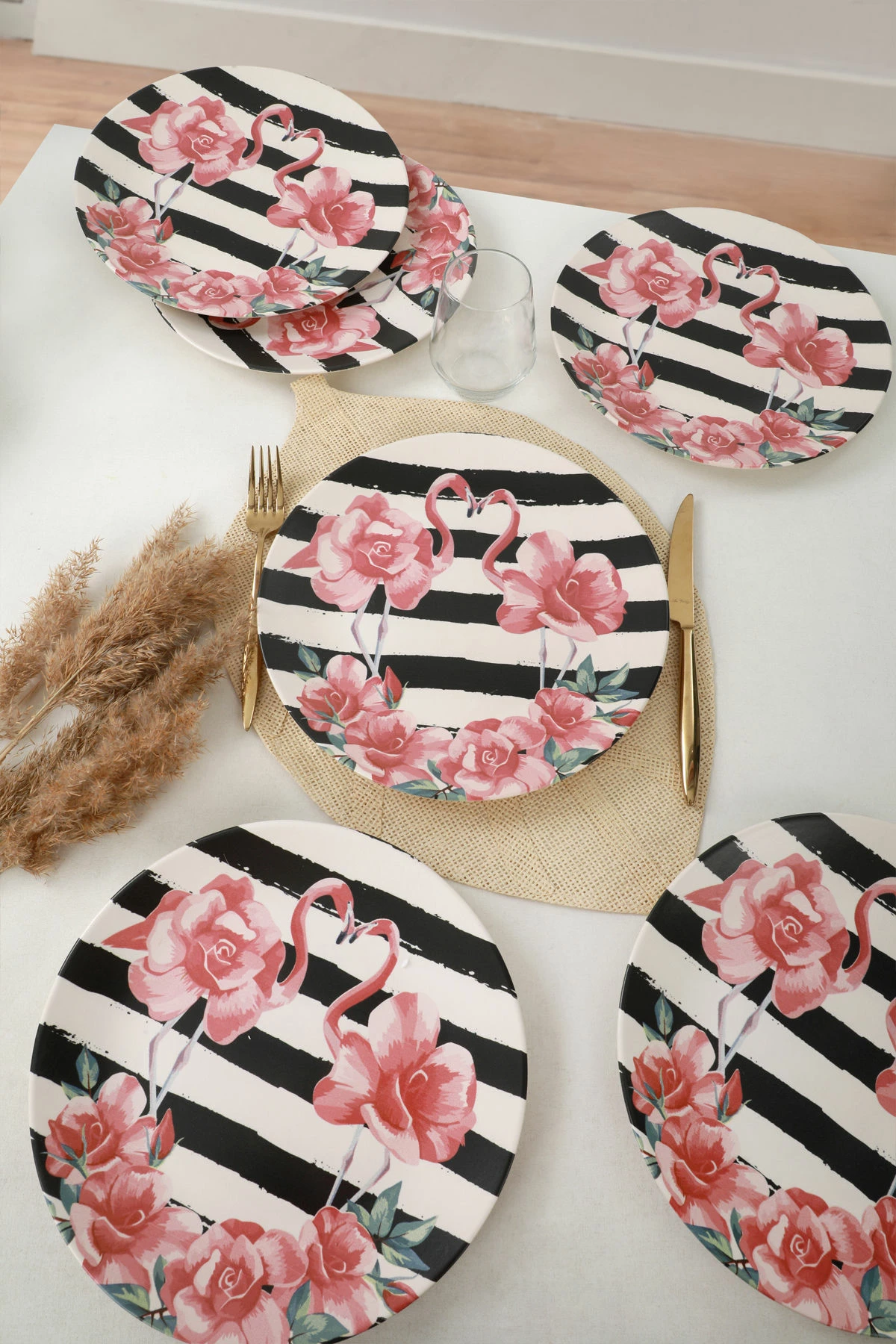 Set pjatash shërbimi (6 copë), Hermia Concept, ST040106F021AJ3D500MAS3T00