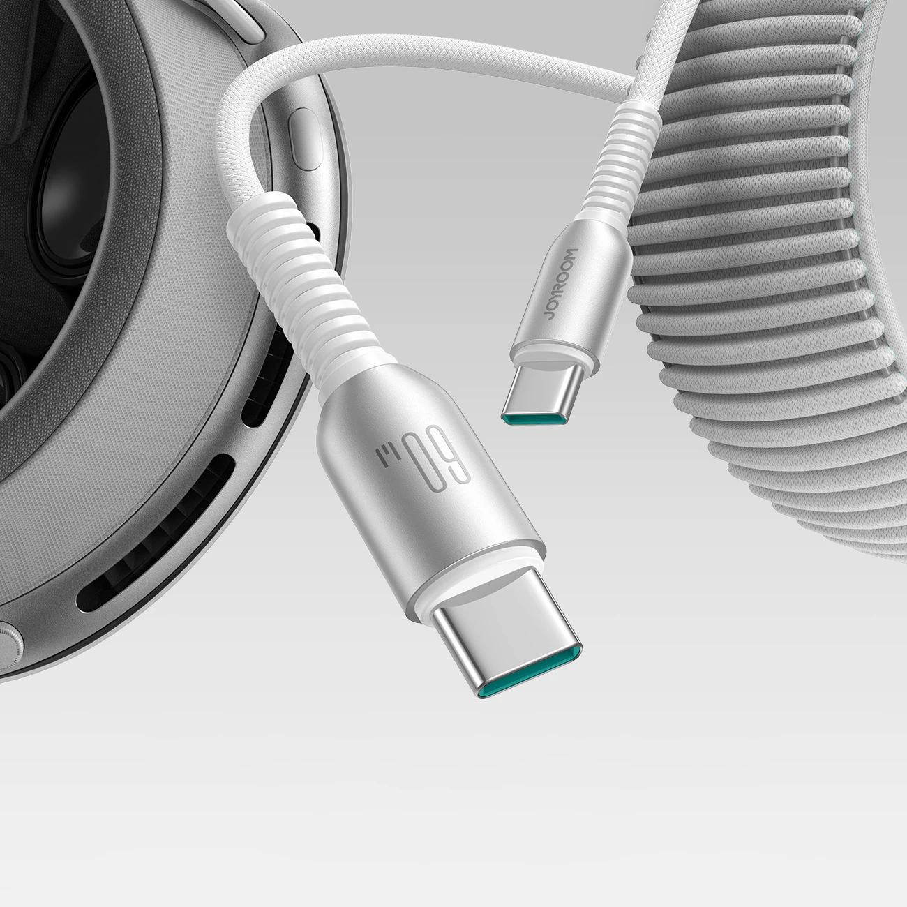 Kabllo USB-C në USB-C Joyroom S-A51 Cutting-Edge Series, 1.2m, 60W, Gri