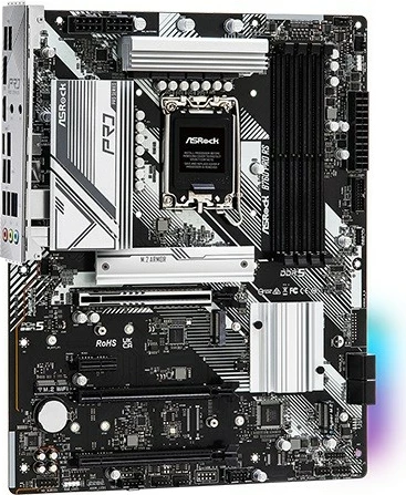 Pllakë amë ASRock B760 Pro RS, LGA1700, DDR5, ATX, e zezë