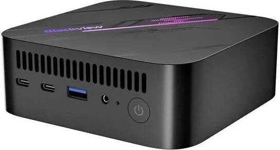 Kasë mini PC Blackview MP100, Ryzen 7-5825U, 16 GB RAM, 1 TB SSD, Windows 11 Pro, e zezë