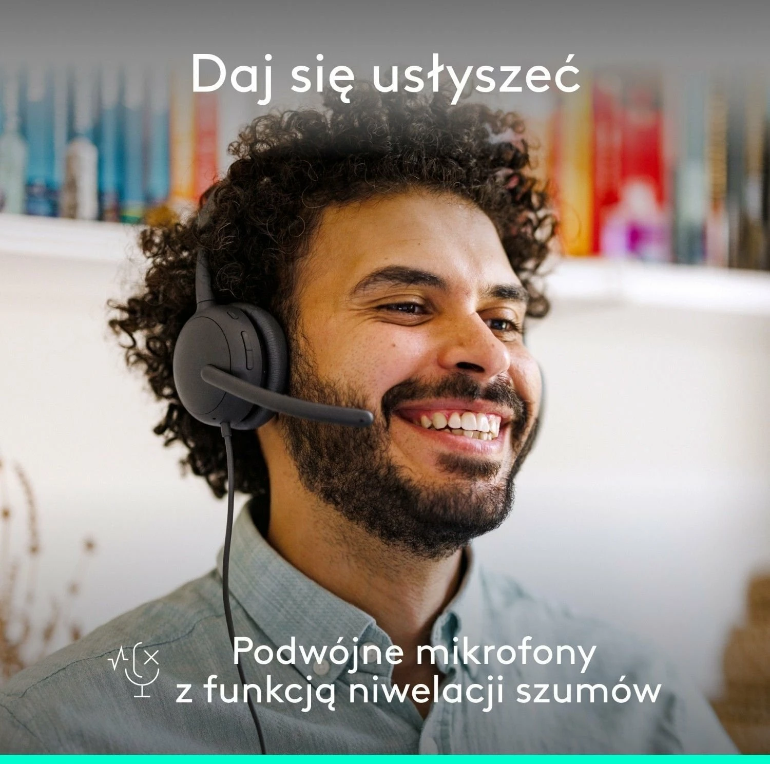 Kufje Logitech Zone Wired 2 981-001619, USB-C, me mikrofon, ANC hibride, kabllo 1.9 m, të zeza