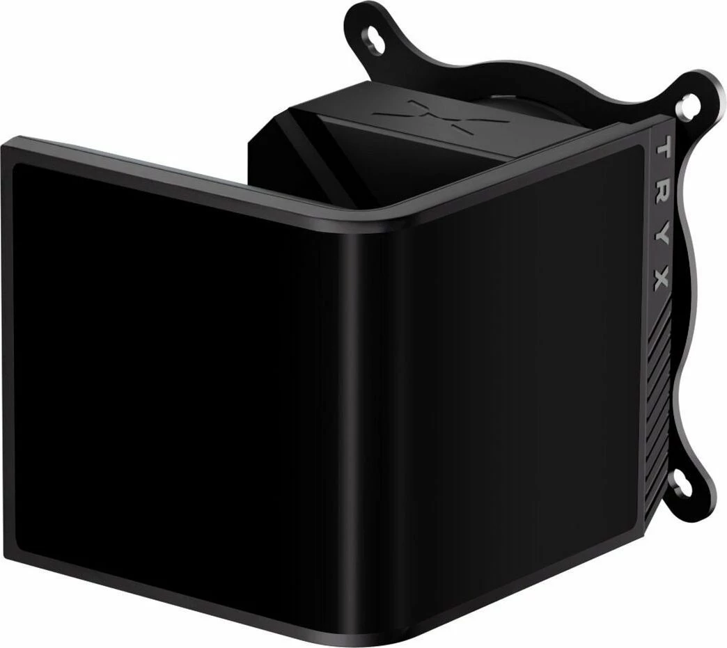 Ftohës uji AiO TRYX Panorama SE ARGB 360 (L-P360L-AM3M-G0K), radiator 360mm, 3x120mm PWM, ekran 3D AMOLED 2K, e zezë