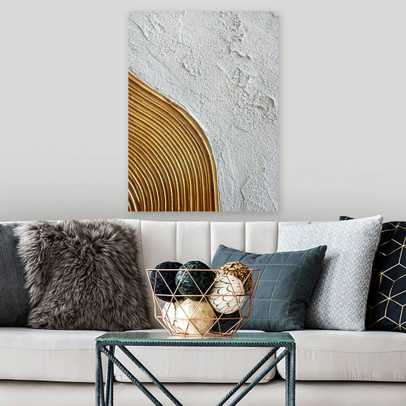 Pikturë dekorative 3D në kanavacë, shumëngjyrëshe, Wallity, RFB9_70100, 70x100cm