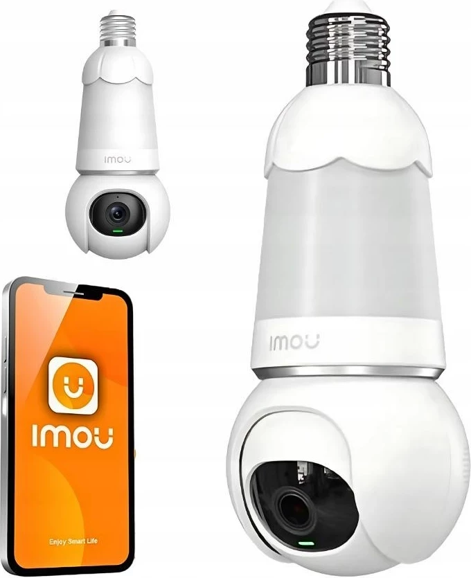 Kamerë sigurie IP Imou Bulb Cam 5MP IPC-S6DP, e bardhë