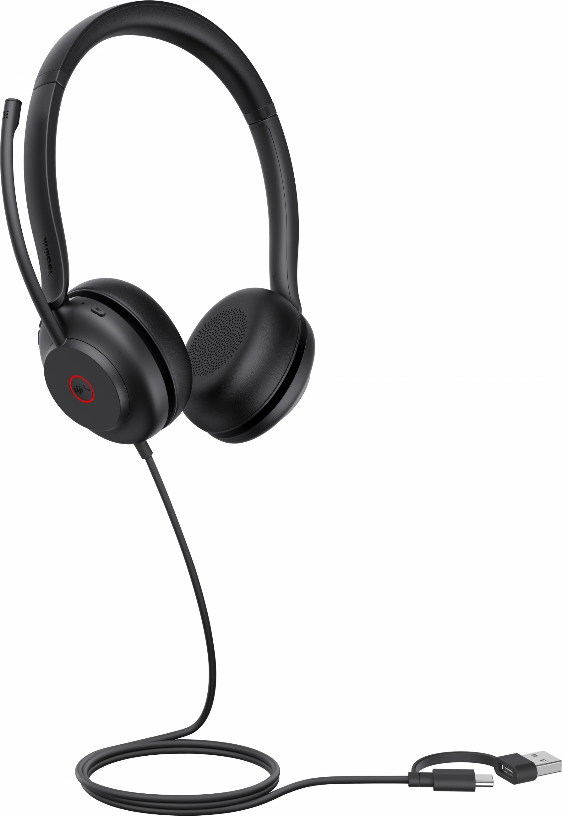 Kufje Yealink UH35, USB-C/A, Binaural, 20 - 20000 Hz, e zezë