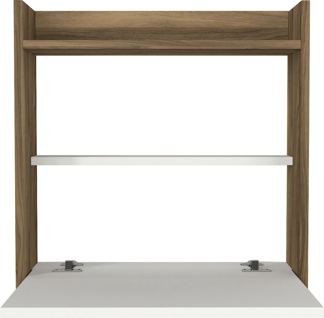 Tavolinë studimi Hanah Home, laptop, e bardhë, arre