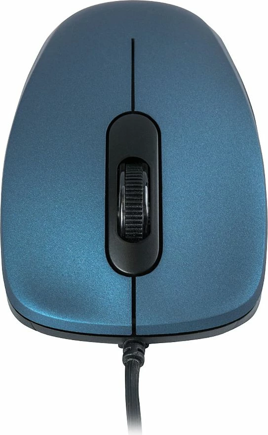 Maus Modecom MC-M10S Silent 1000 DPI USB me kabllo, blu