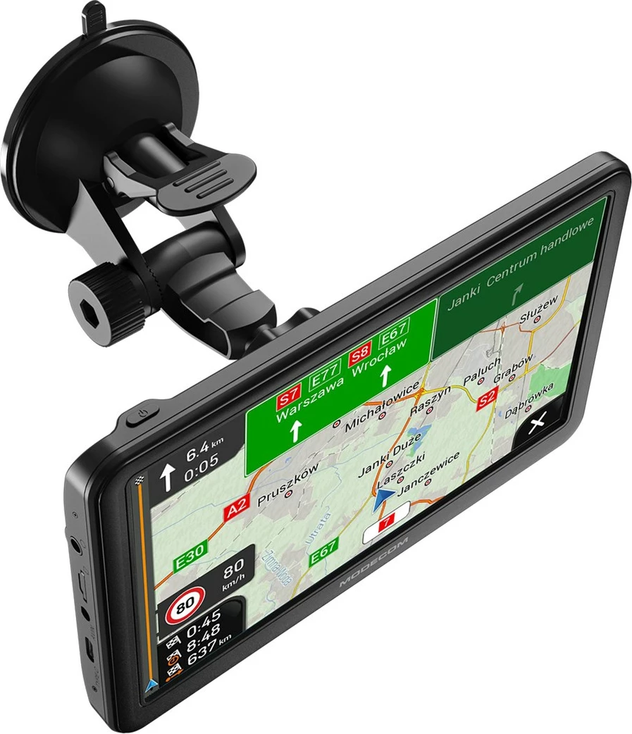 Navigacion GPS MODECOM FreeWAY CX 7.4 me iGO Navigation për kamion, 16 GB, E zezë