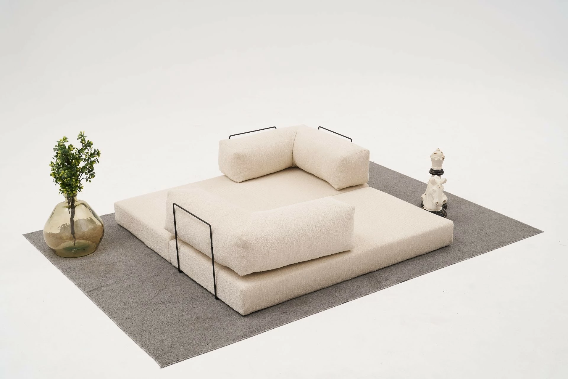 Divan treshe Atelier del Sofa, Comfort, krem v2