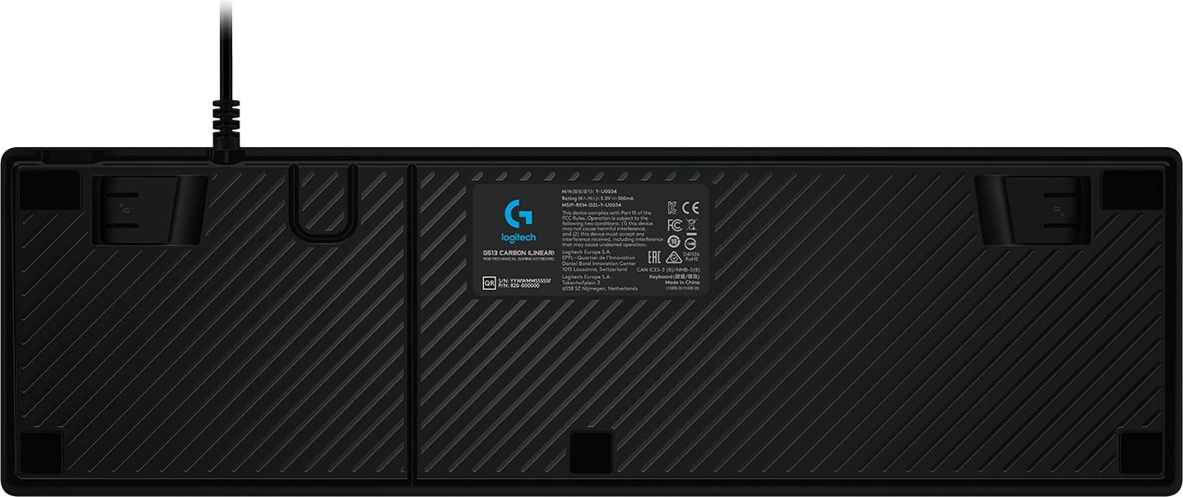 Tastierë mekanike Logitech G513 Carbon, Lightsync RGB, GX Brown, karbon