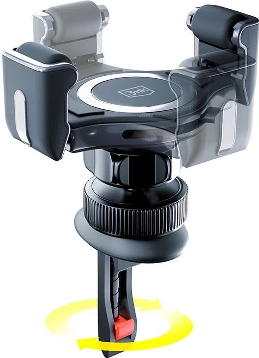 Mbështjellës për celular në makinë 3MK Memo Hug, i zi