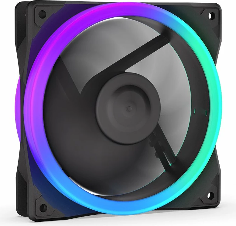 Ventilator PC Endorfy Corona 120 EY4A013, 120mm, ARGB, PWM 4-pin, 200-1600 RPM, i zi, 1 copë