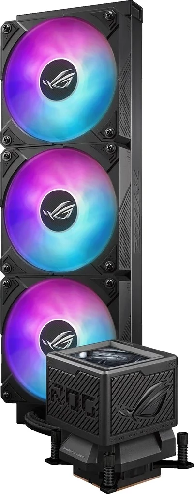 Kasë ftohje me ujë ASUS ROG Ryujin III 360 ARGB Extreme, 3x12 cm, Ekran LCD, Zezë