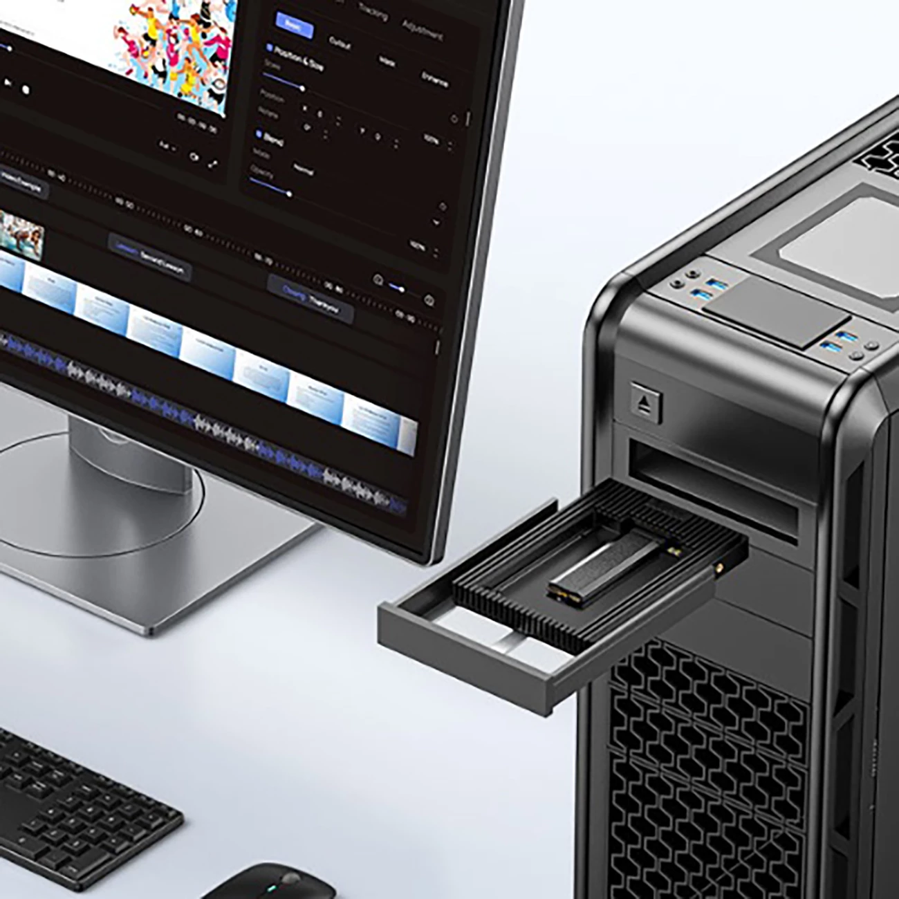 Adapter për disk M.2 NGFF në 3.5", Orico D2NS-6G, i zi