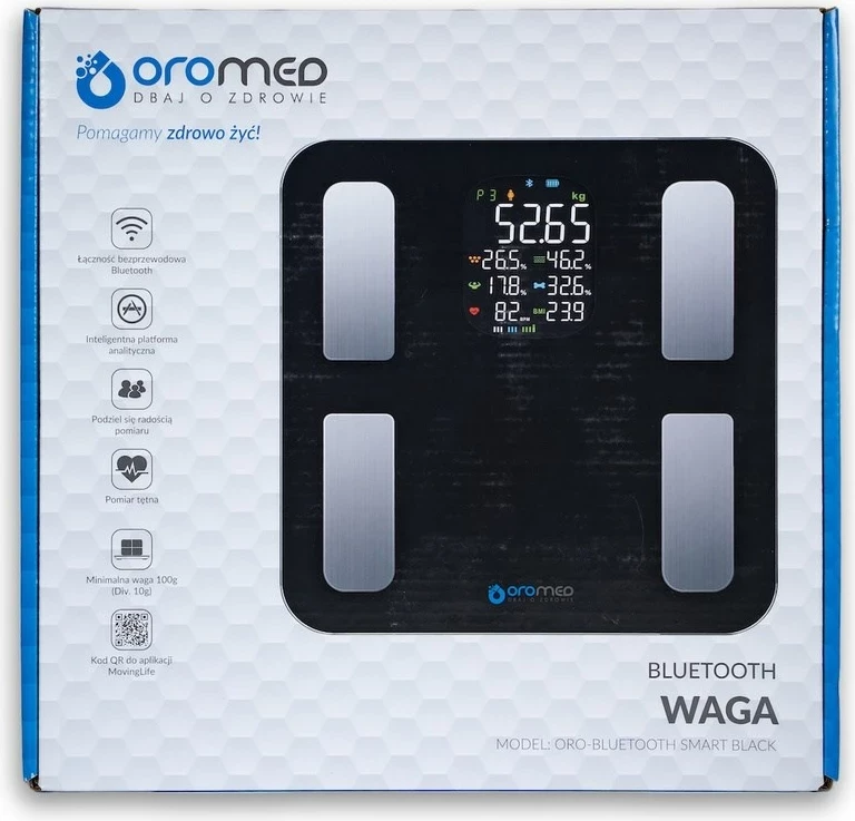 Peshore elektronike banjo Oromed ORO-BLUETOOTH SMART, e zezë