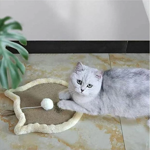 Lodër prej stofi për mace, Paws & Whiskers, krem