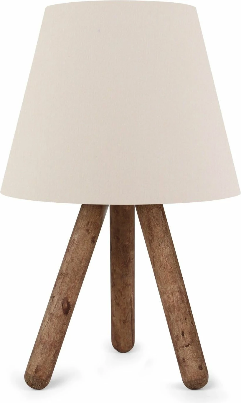 Llambë tavoline Opviq, AYD-1970, e bardhë dhe arre, 22x33cm