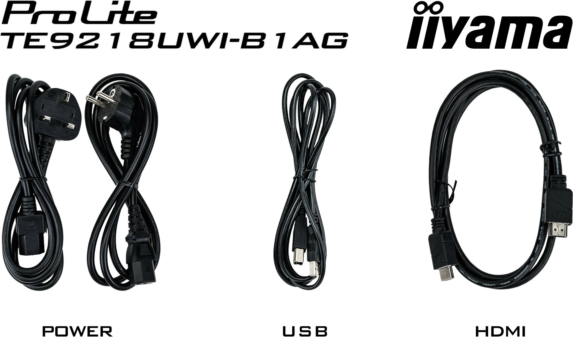 Ekran interaktiv iiyama ProLite TE9218UWI-B1AG 92 inç, 5K UHD, 21:9, Wi-Fi