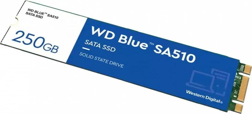 SSD Western Digital Blue SA510, 250GB, M.2 2280, SATA III