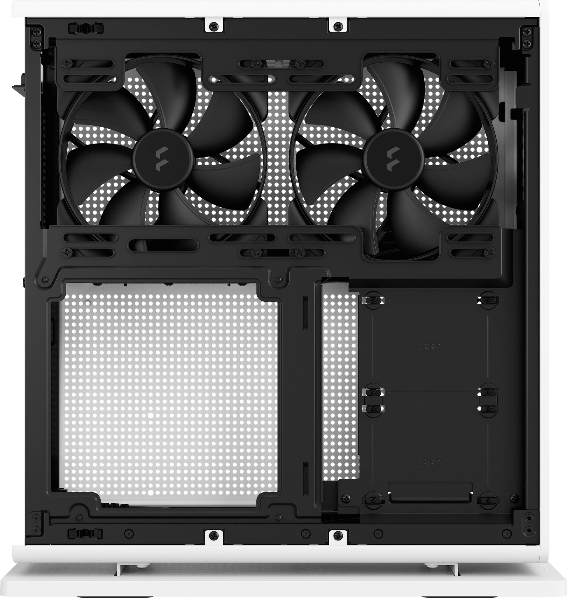 Kasë Fractal Design Ridge, Mini-ITX, SFF, e bardhë