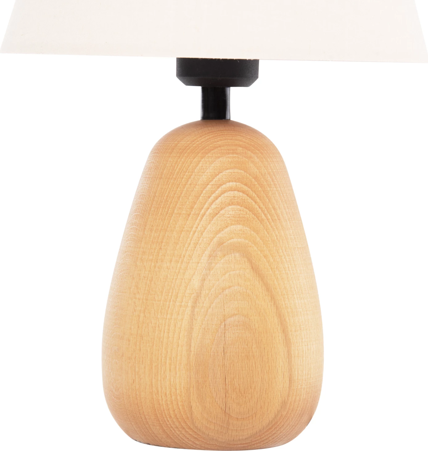 Llambë tavoline CONNI FH4710, ngjyrë krem e bardhë, bazë druri, Φ23x34H cm