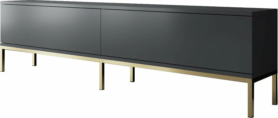 Set mobiljesh për dhomë dite, Hanah Home Lord, anthracite dhe ari