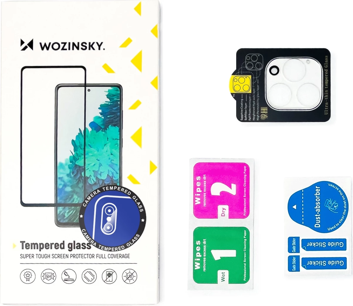 Xham mbrojtës kamerë Wozinsky për Xiaomi Redmi Note 14 Pro+ 5G, 2 copë, transparent