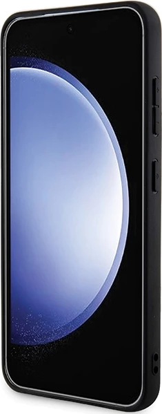 Mbështjellës Ferrari Hot Stamp V Lines MagSafe për Samsung Galaxy S24+, i zi