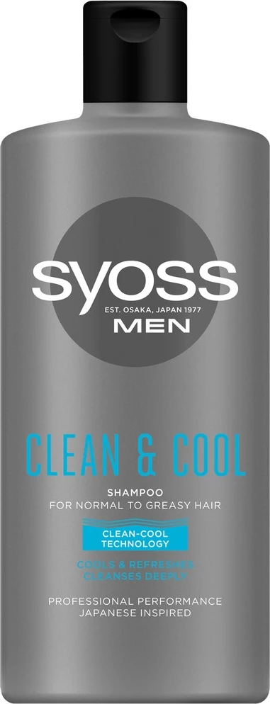 Shampon për meshkuj Syoss Men Clean & Cool, 440ml
