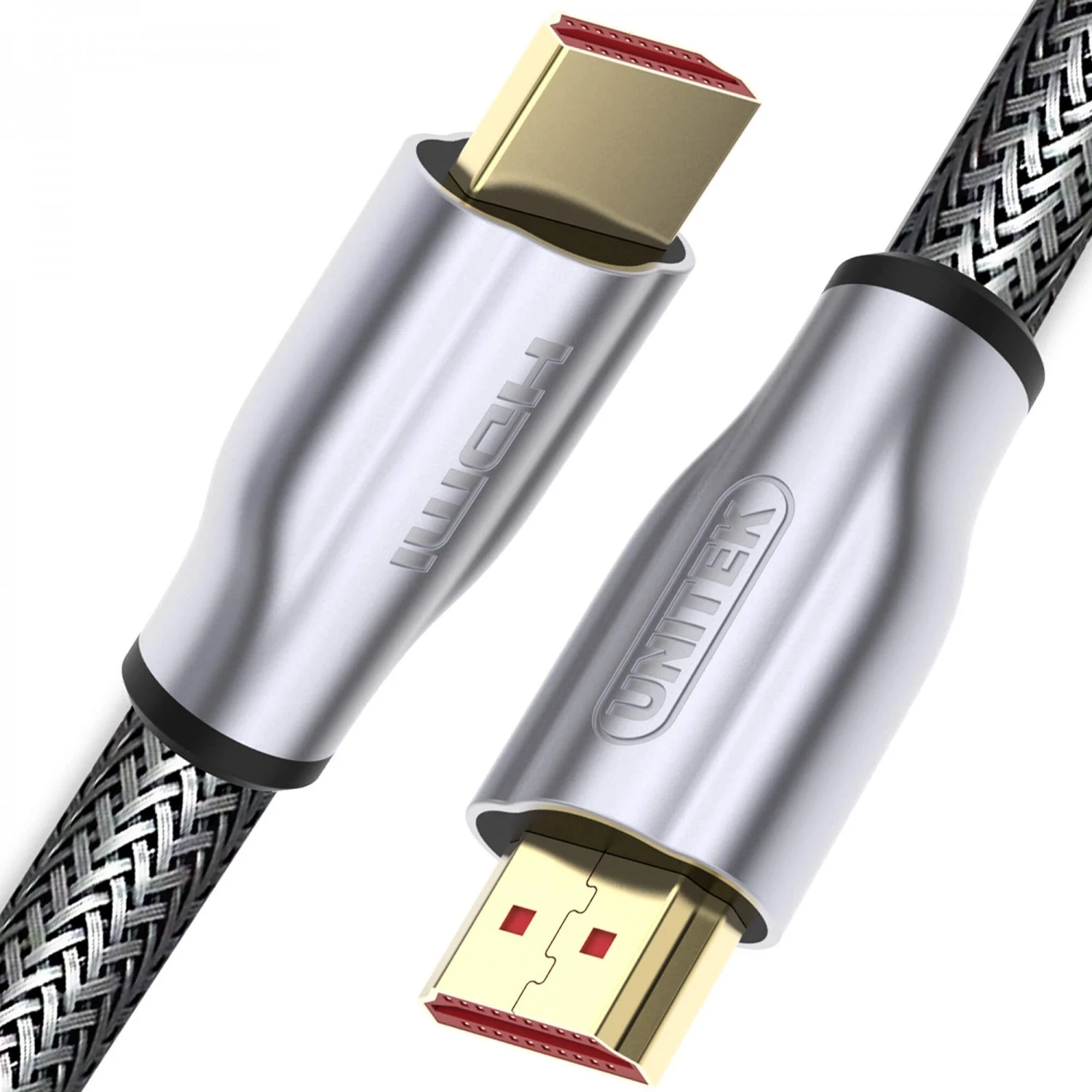 Kabllo HDMI Unitek 2m, gri me fije