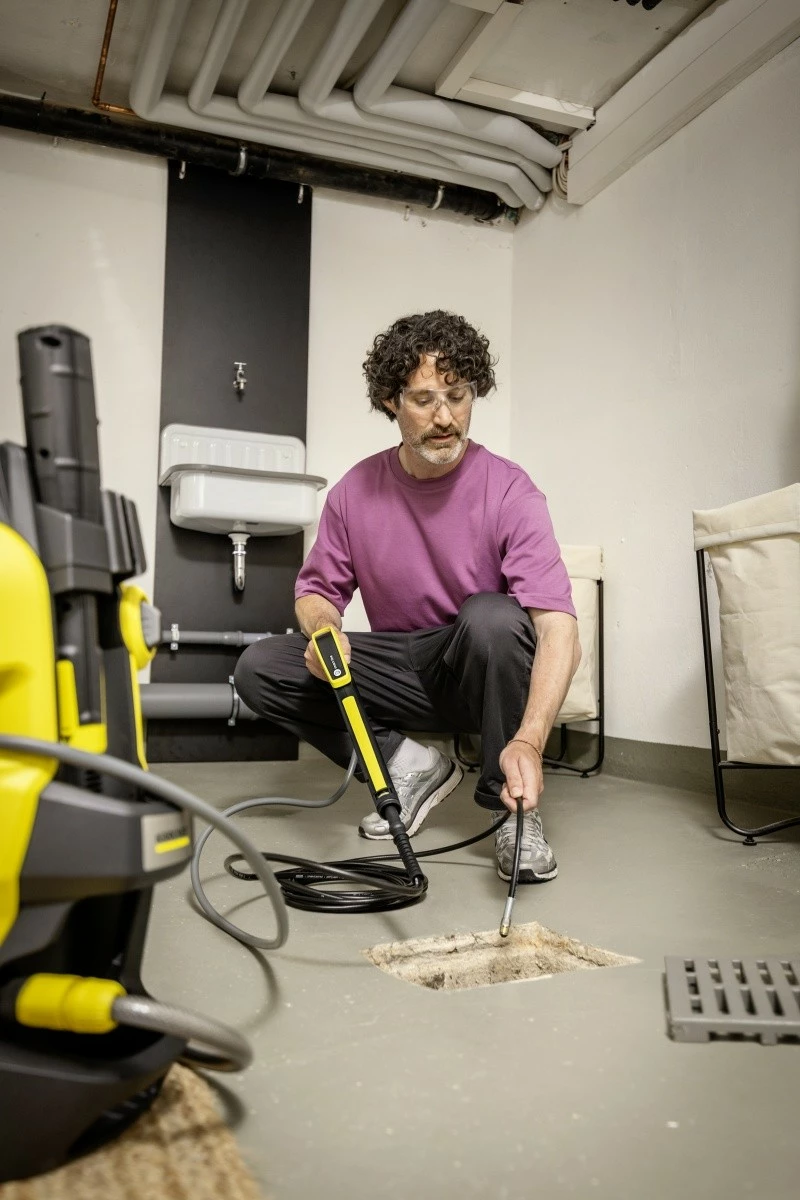 Set për pastrim tubash Karcher 2.644-492.0, 15m, zi