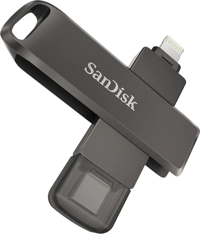 USB Flash SanDisk iXpand, 256 GB, USB Type-C / Lightning, Zi