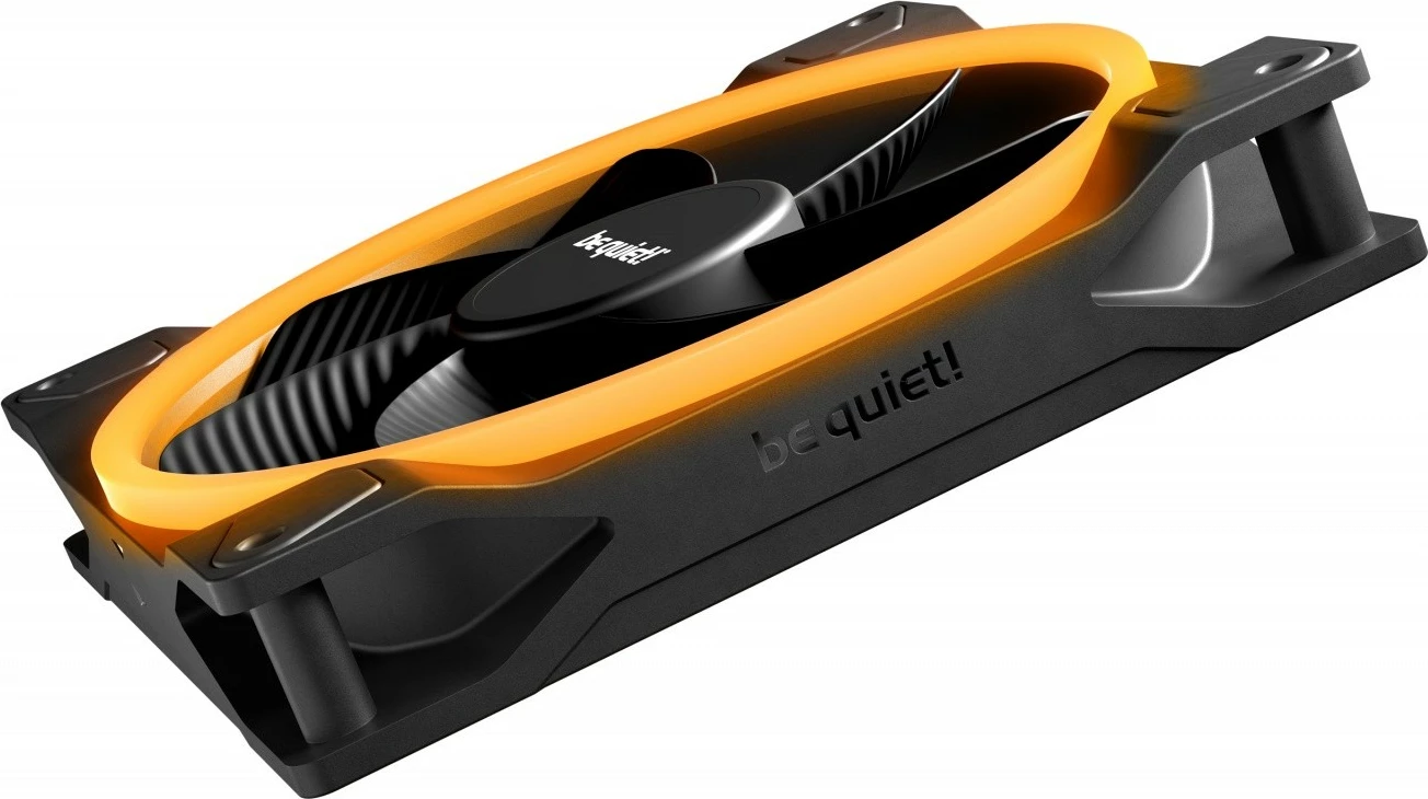 Ventilator kasë PC be quiet! Light Wings 140mm PWM Reverse BL134 4-pin ARGB i zi