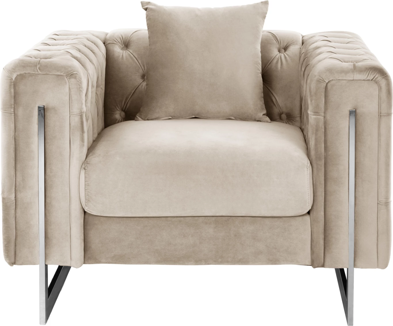 Fotelje Chesterfield krem, FH3261.02, 99x86.5x77H cm