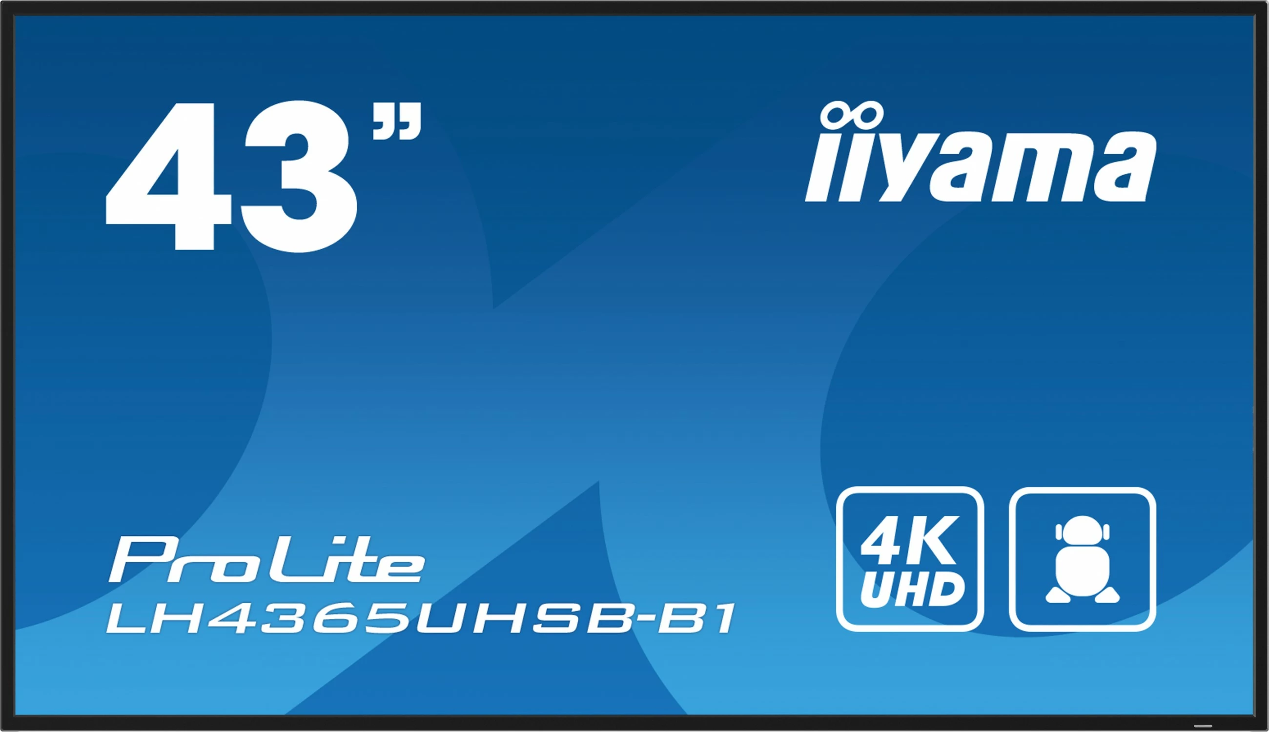 Monitor iiyama ProLite LH4365UHSB-B1, 43 inç, 4K Ultra HD, LED, Wi-Fi, zi