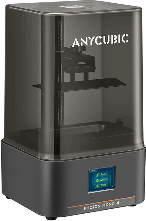 Printer 3D Anycubic Photon Mono 4, LCD, 10K, Hapësirë pune 153.4x87x165 mm, E zezë