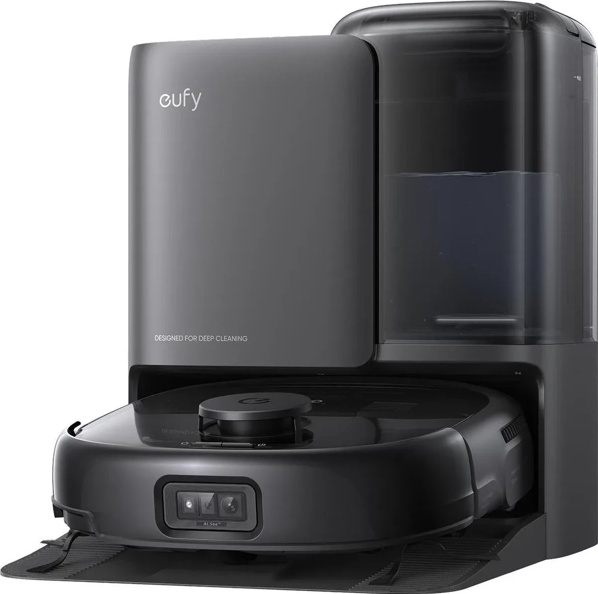 Robot pastrues Eufy Omni E25, 3L, 2.5L ujë, 5200mAh, i zi