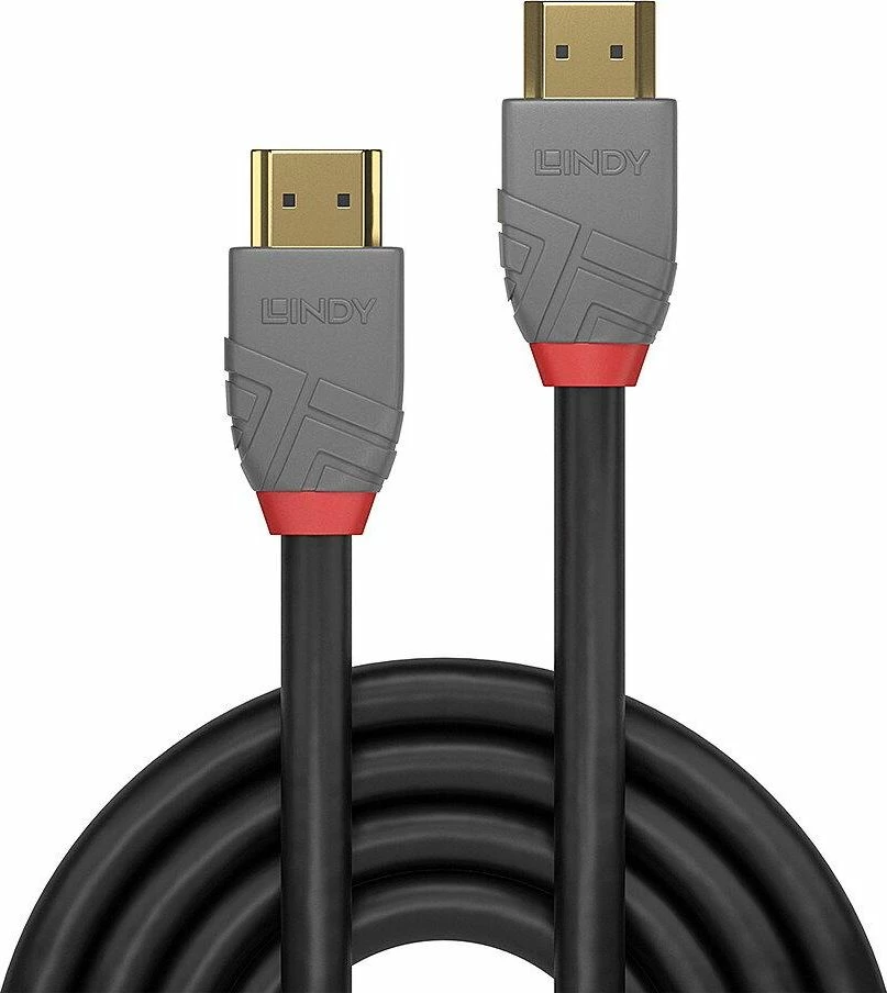 Kabllo HDMI Lindy Anthra Line 36953, HDMI 2.1 Ultra High Speed 2 m, gri