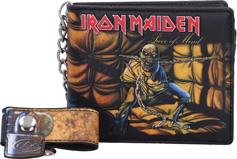 Portofol NEMESIS NOW Iron Maiden Piece of Mind, PU, 16×12×4 cm, me zinxhir, i zi