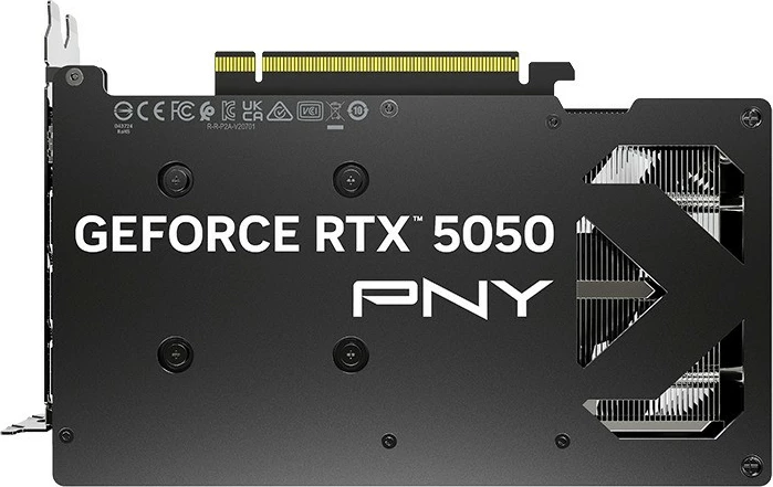 Kartelë grafike PNY GeForce RTX 5050 VCG50508DFXPB1 8GB GDDR6 PCIe 5.0 x8 3 ftohës 3xDisplayPort + HDMI