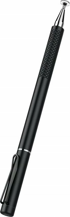 Stilolaps stilus Spigen Universal Stylus Pen 145 mm, zi, set 1 copë (2 maja)