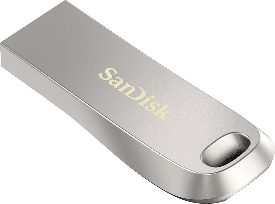 USB SanDisk Ultra Luxe, 128GB, argjend